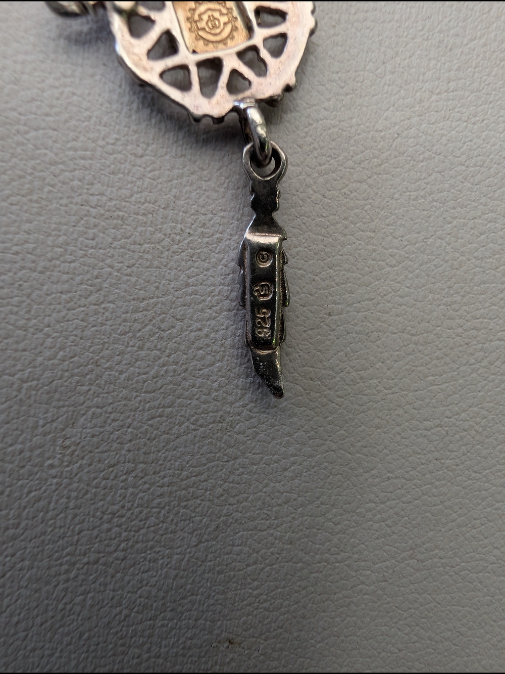 Harley-Davidson Sterling Silver Dreamcatcher Necklace with Feather Charm - Picture 5 of 10